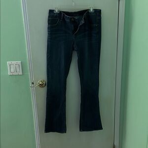 Simply Vera Vera Wang Dark Blue Boot Cut Jeans